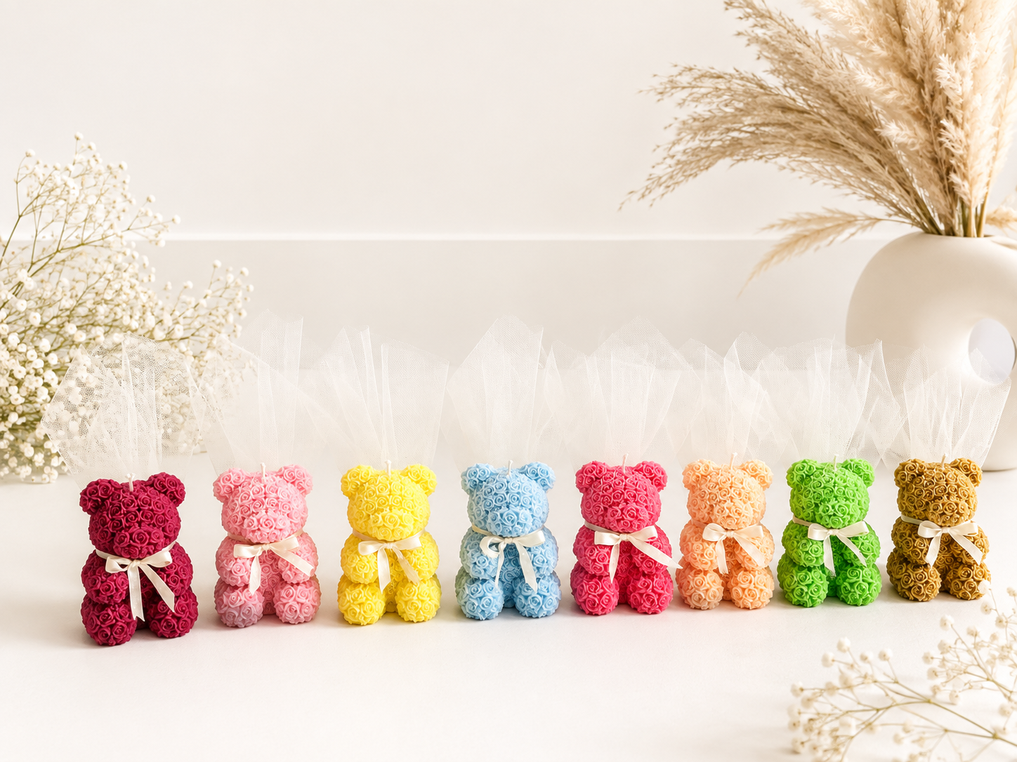 Rose Bear από φυτικό κερί σόγιας - Image 2