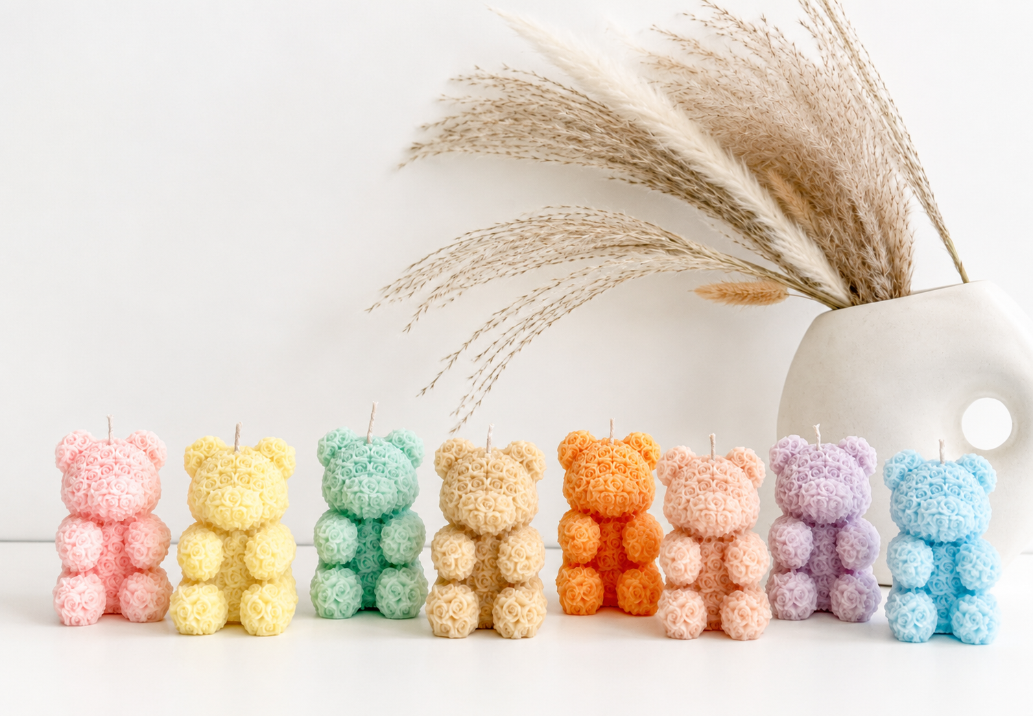 Rose Bear από φυτικό κερί σόγιας