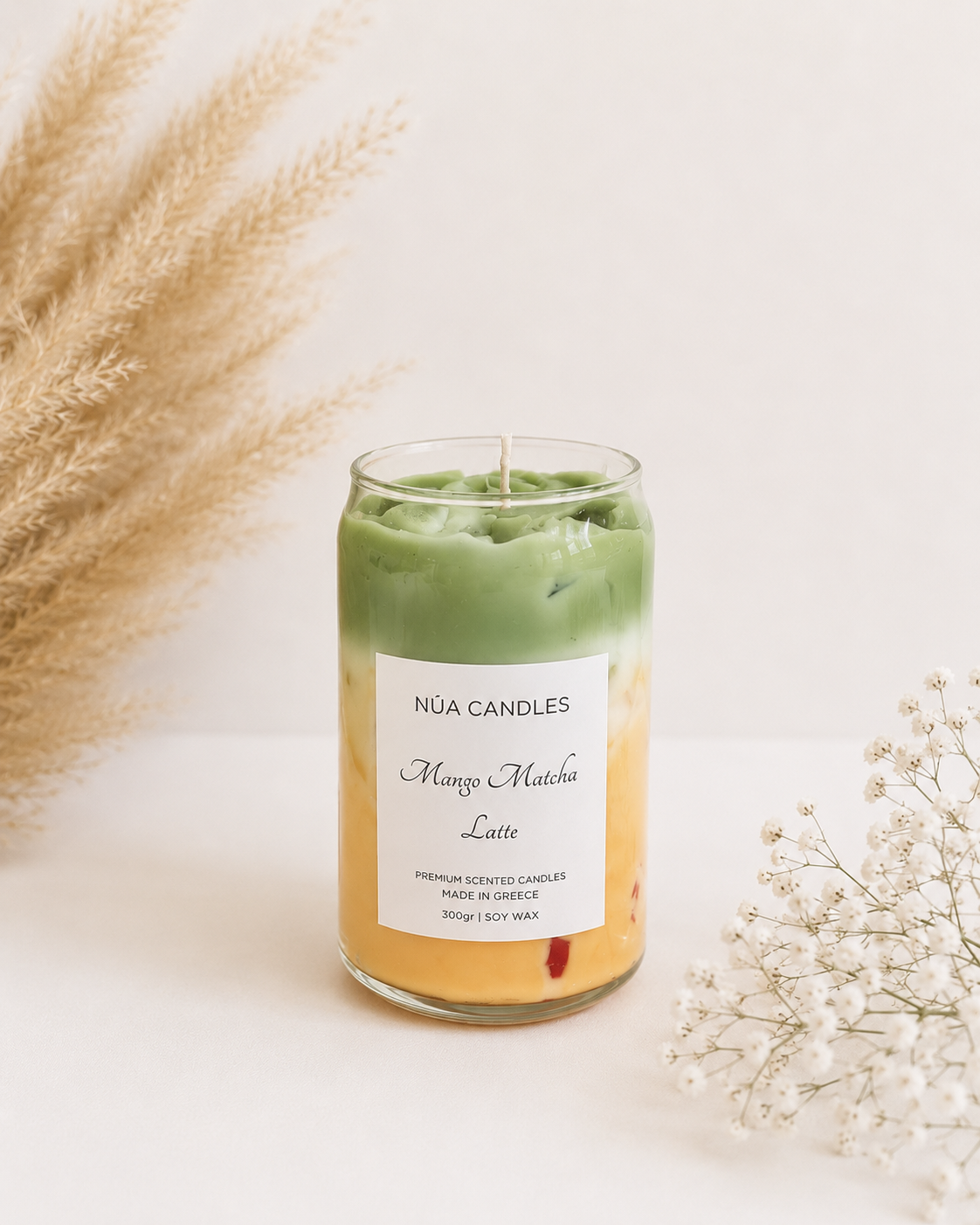 Mango Matcha Latte – Αρωματικό Κερί Σόγια