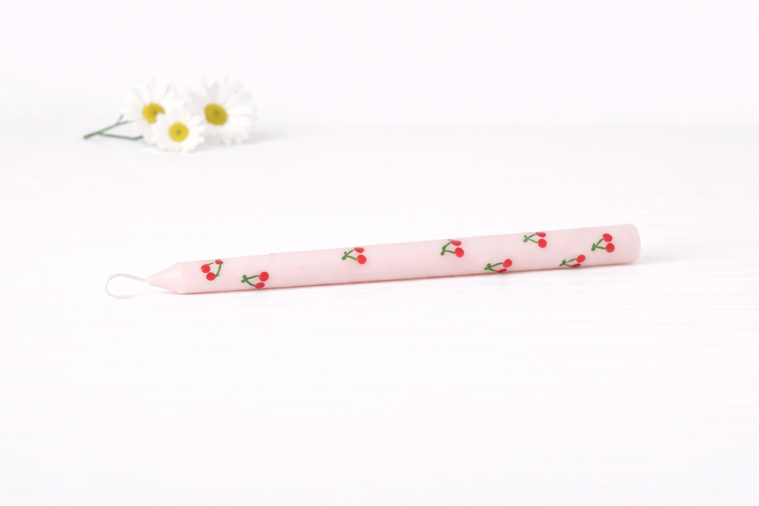 Λαμπάδα pink με κερασάκια - Image 2