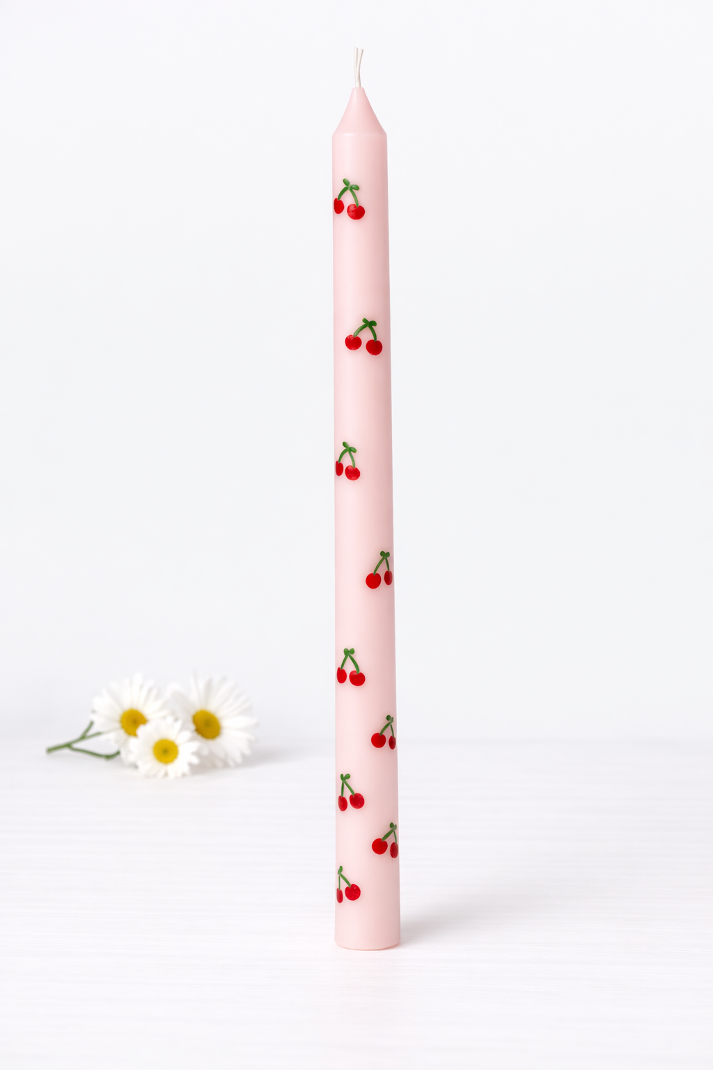 Λαμπάδα pink με κερασάκια - Image 3