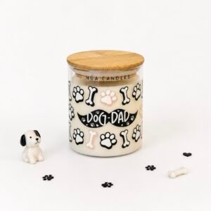 Dog Dad Candle – Χειροποίητο Κερί Σόγιας