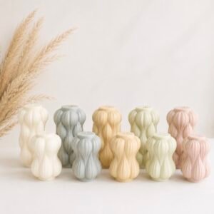 Σετ Χειροποίητα Sculptural Κεριά Σόγιας | 360g & 210g